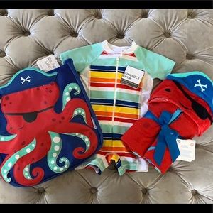 Hanna Andersson Swimmy Rashguard Plus BONUS